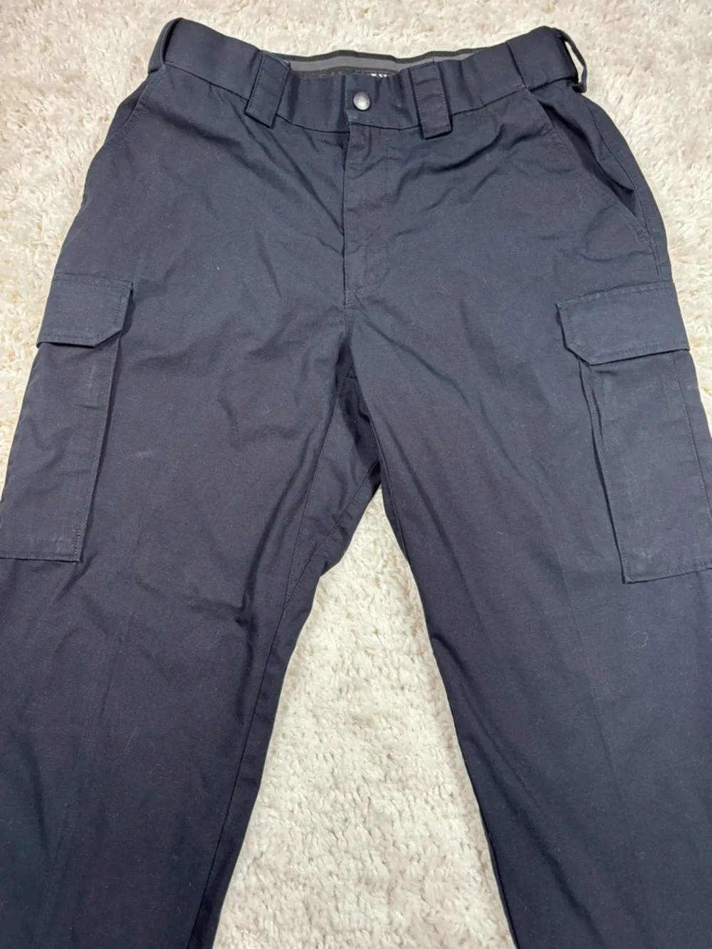 5.11 Tactical Men’s Black Cargo Pants Size 34 Adjustable Stretch Waist